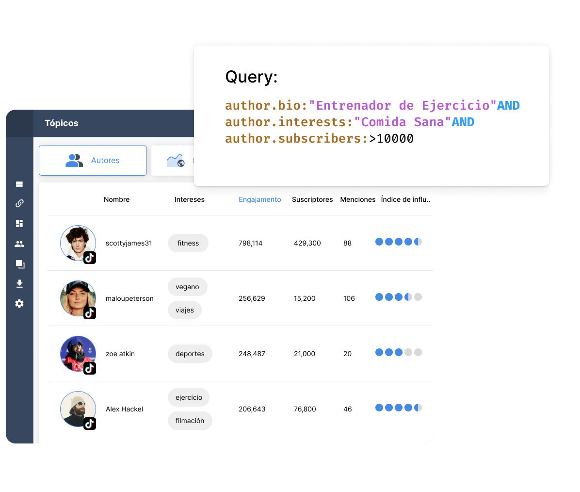 Descubrimiento de Influencers - Pon el descubrimiento de influencers en piloto automático