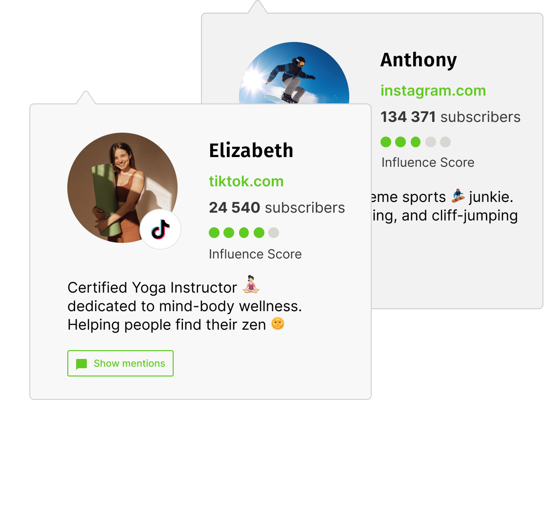 Influencer discovery hero image