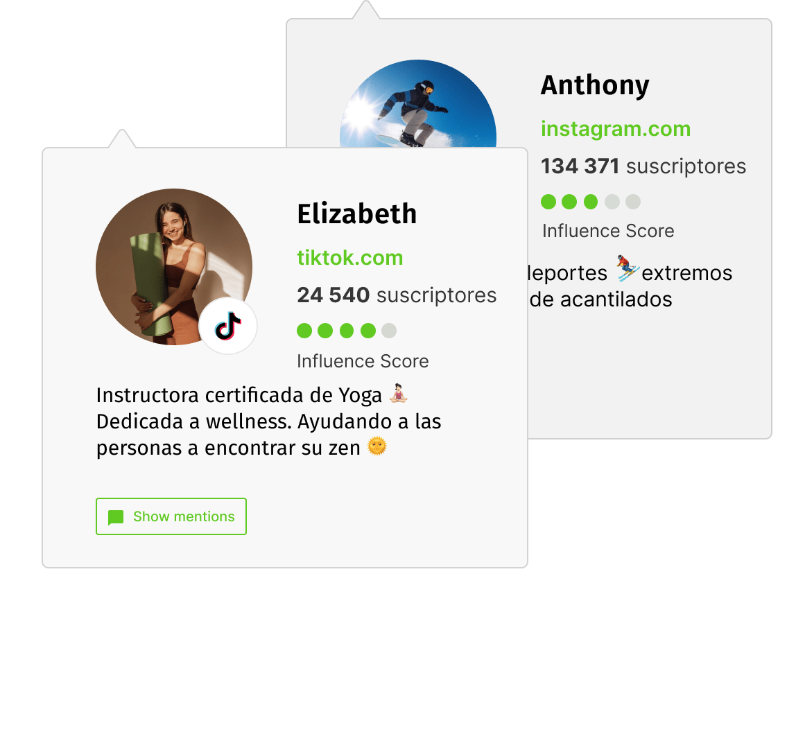 Descubrimiento de Influencers