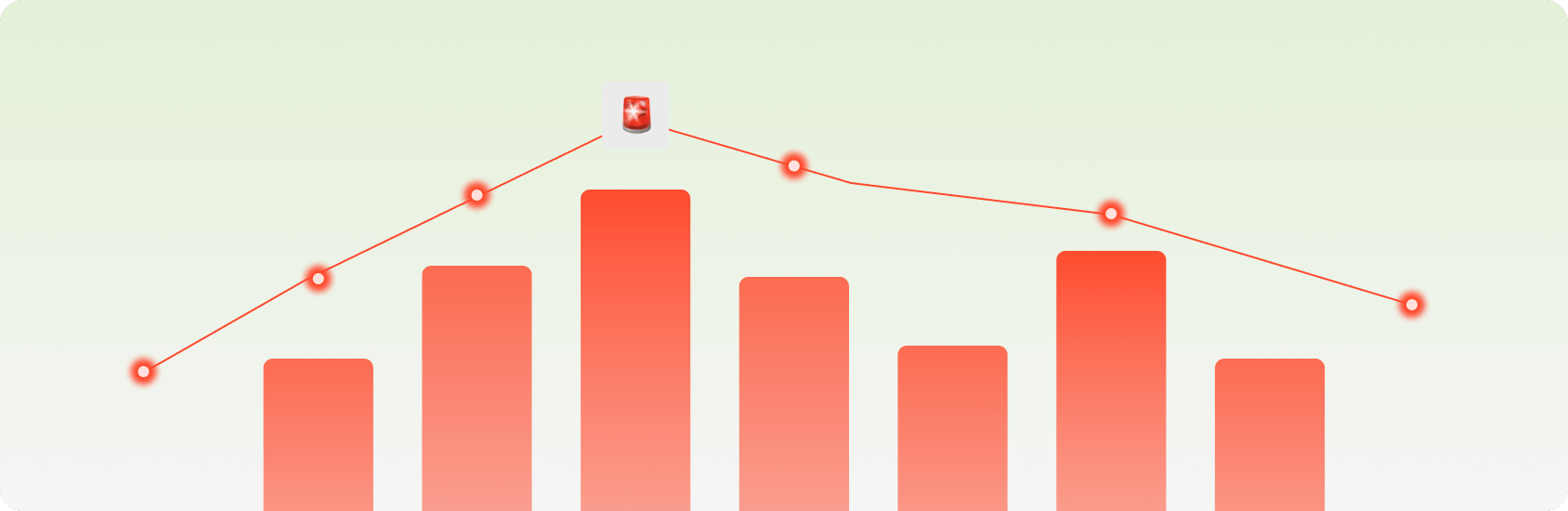 Bar chart showing Moltbook brand mention activity over time