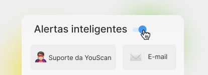 Receba alertas em tempo real